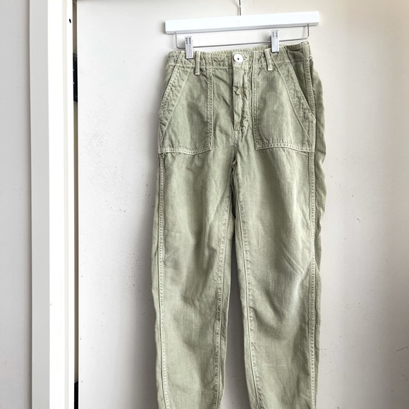 Zara Woman Cotten Linen Trousers - Picture 1 of 7